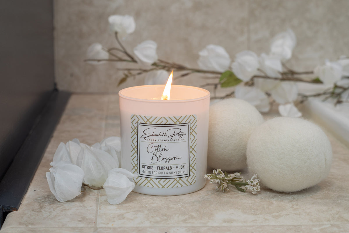 Cotton Blossom Soy Lotion Candle