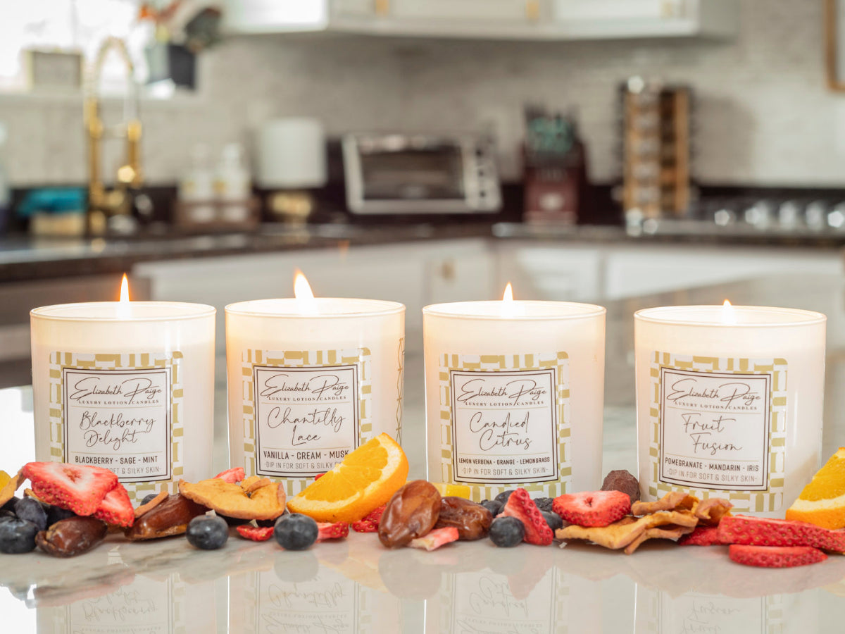 Sweet + Fruity Candle Bundle Elizabeth Paige