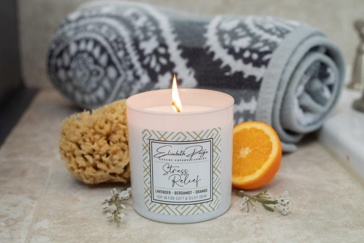 Stress Relief Soy Lotion Candle